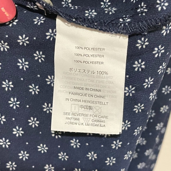 Navy J.Crew Shell - Picture 2 of 3